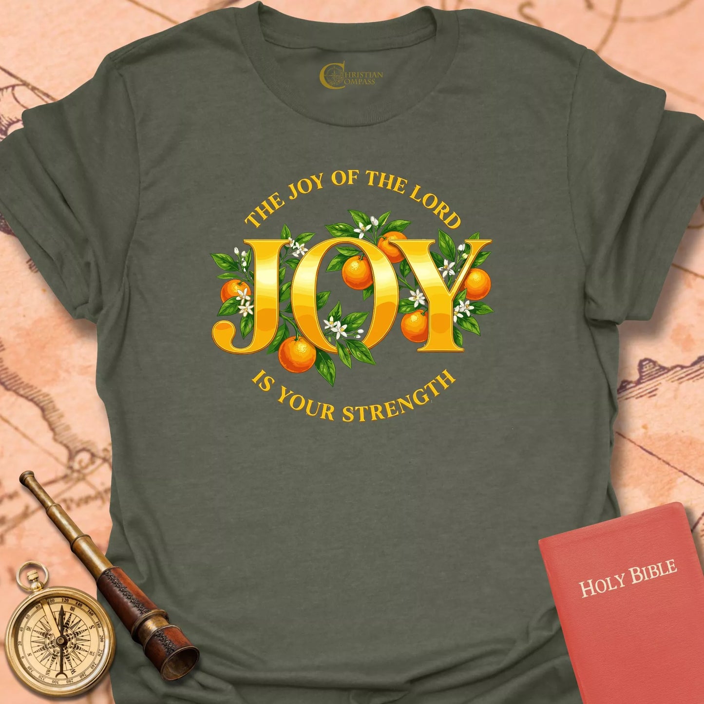 Joy Nehemiah 8:10 T-Shirt
