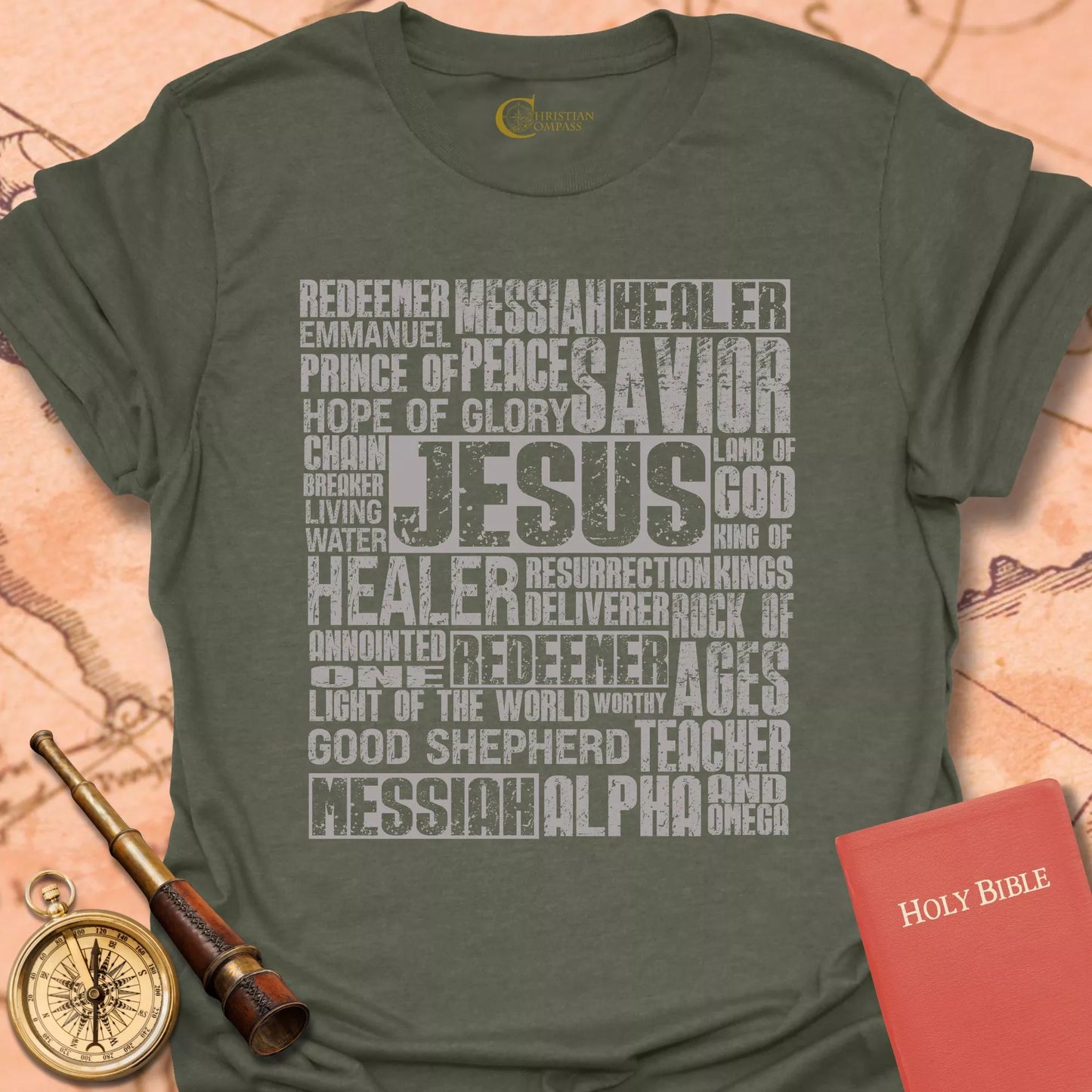 Names of Jesus Collage T-Shirt