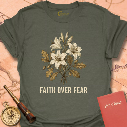 Faith Over Fear Floral T-Shirt