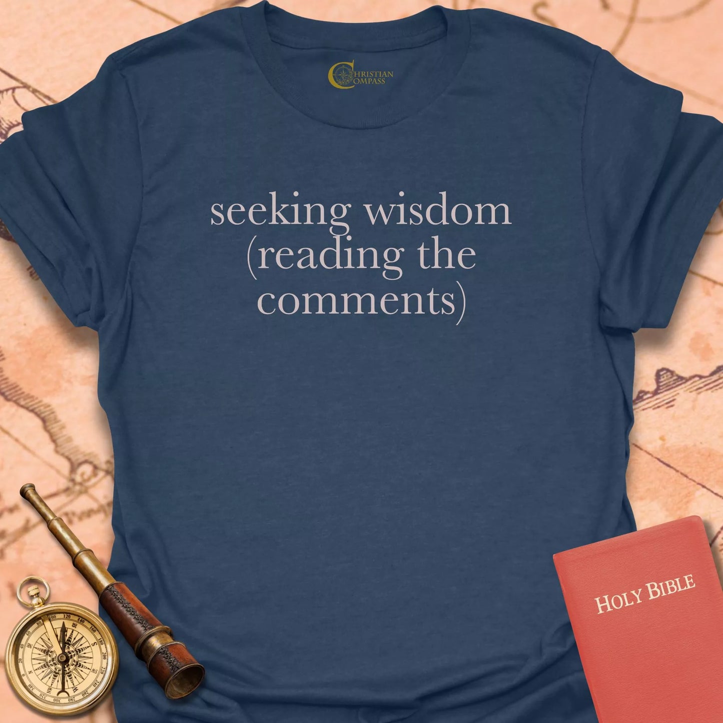 Seeking Wisdom (Reading the Comments) T-Shirt