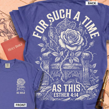 Esther 4:14 Rose Throne T-shirt