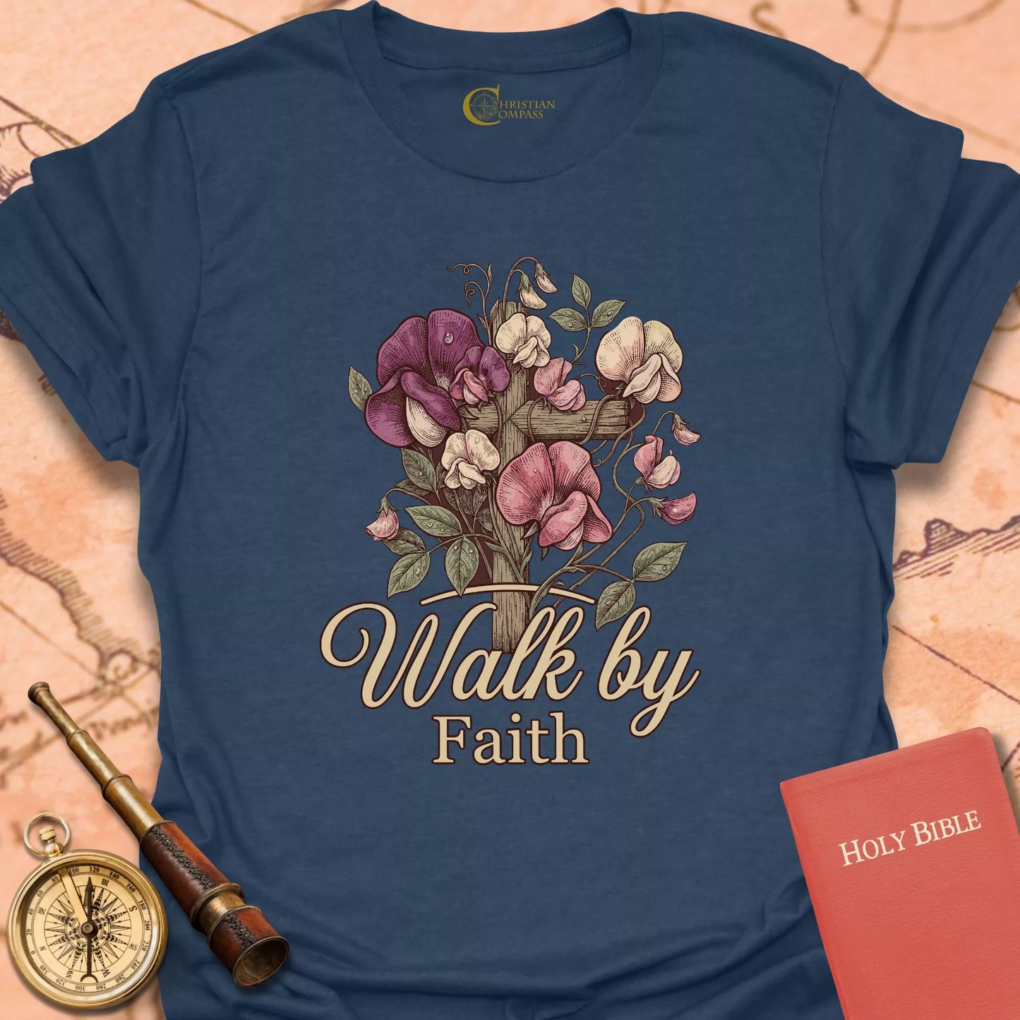 Walk by Faith Sweet Pea T-Shirt