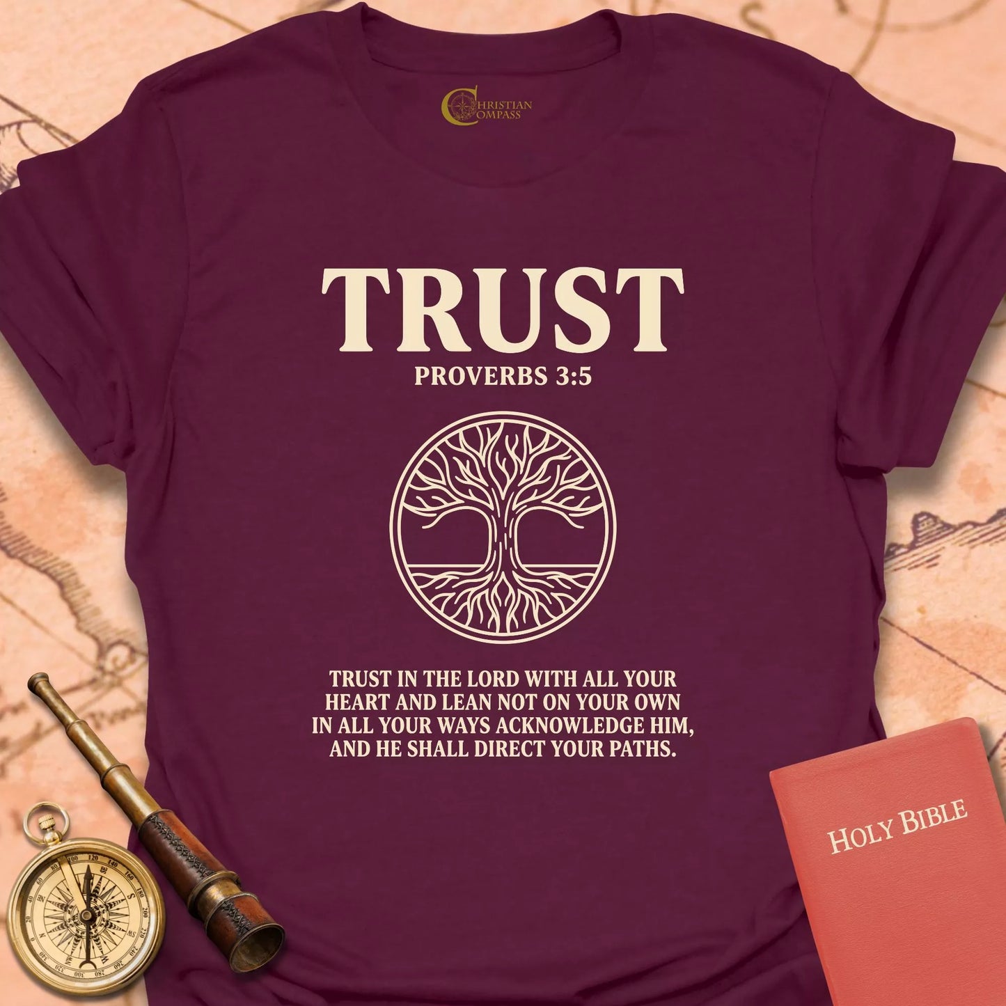 Trust, Proverbs 3:5 T-Shirt