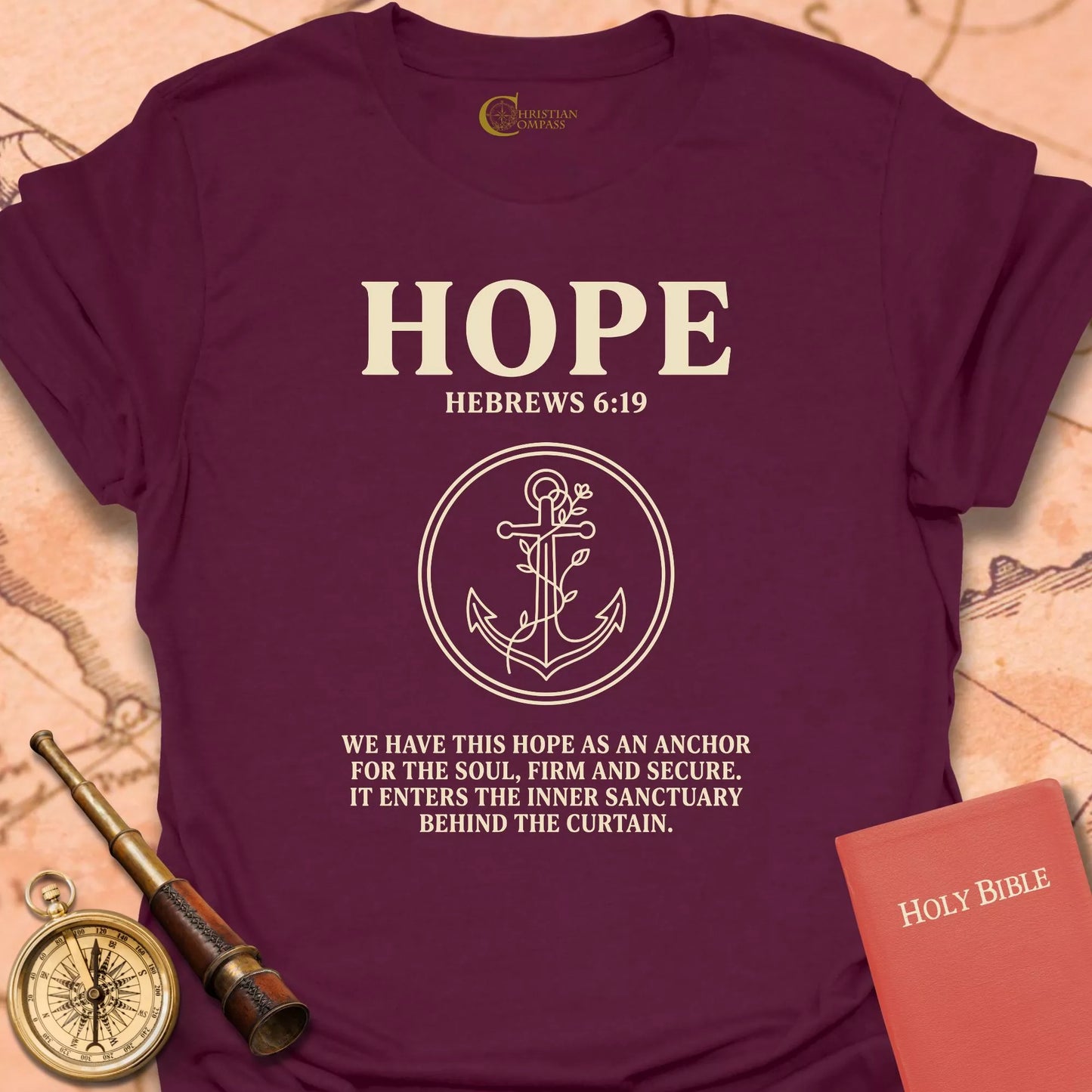 Hope, Hebrews 6:19 T-Shirt