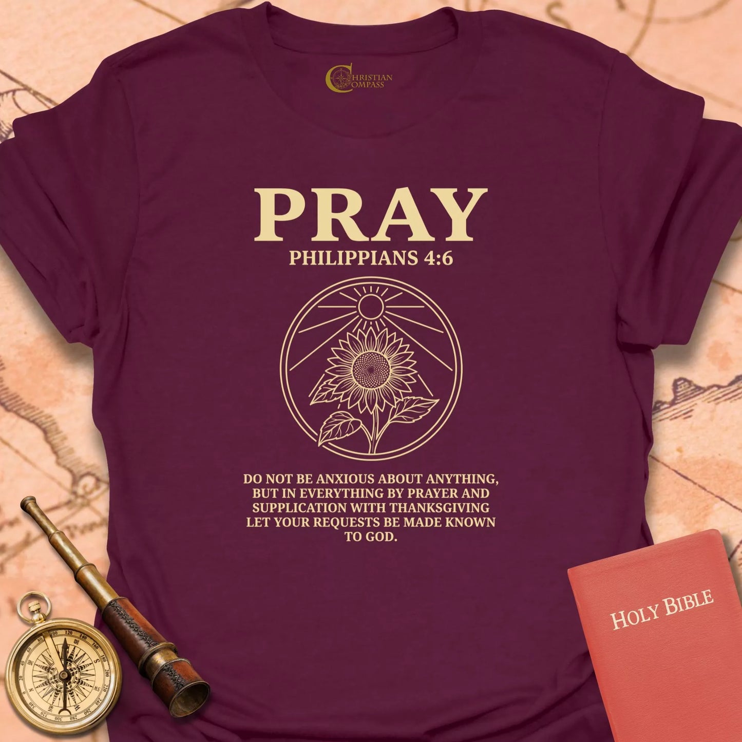 Pray, Philippians 4:6 T-Shirt