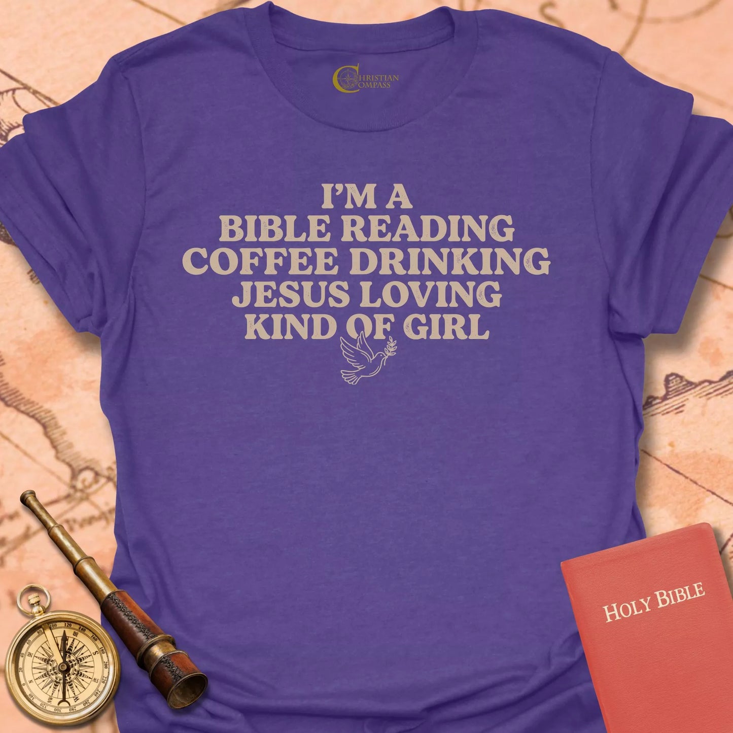 Bible Reading Girl T-Shirt