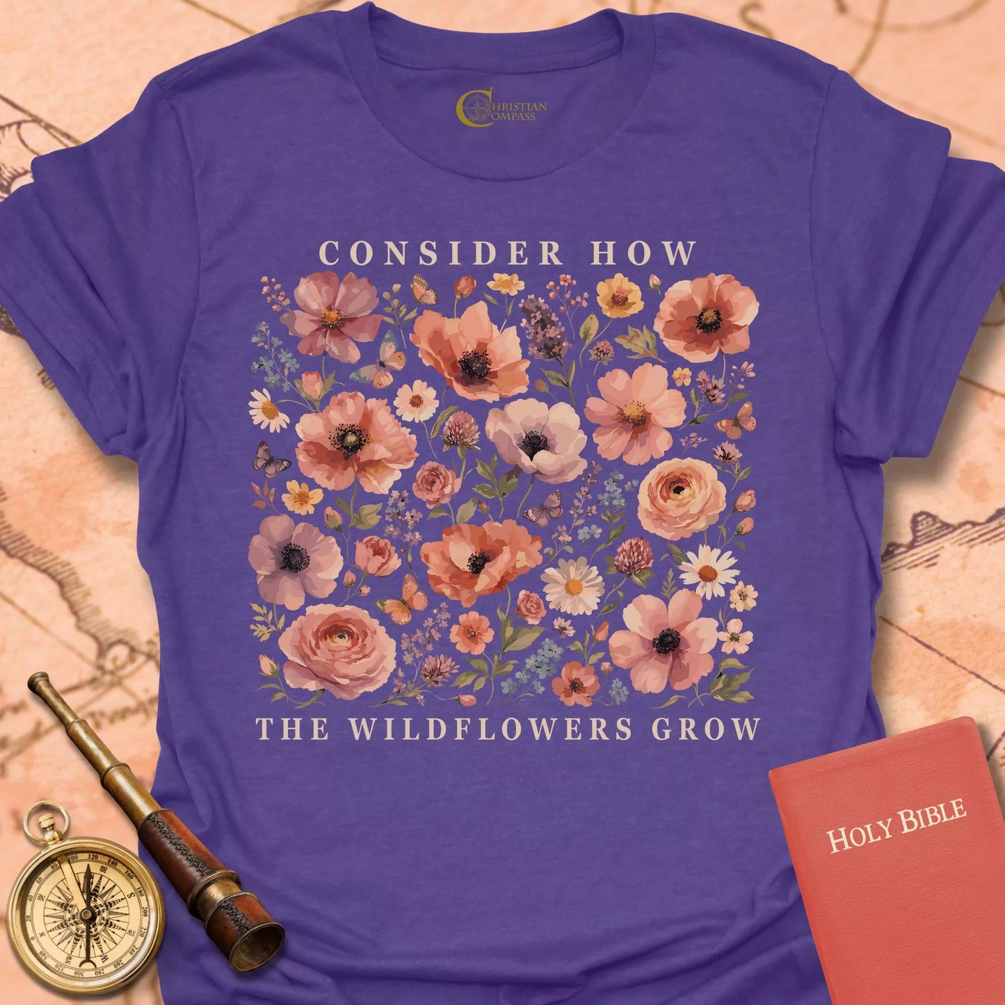 Consider How the Wildflowers Grow T-Shirt