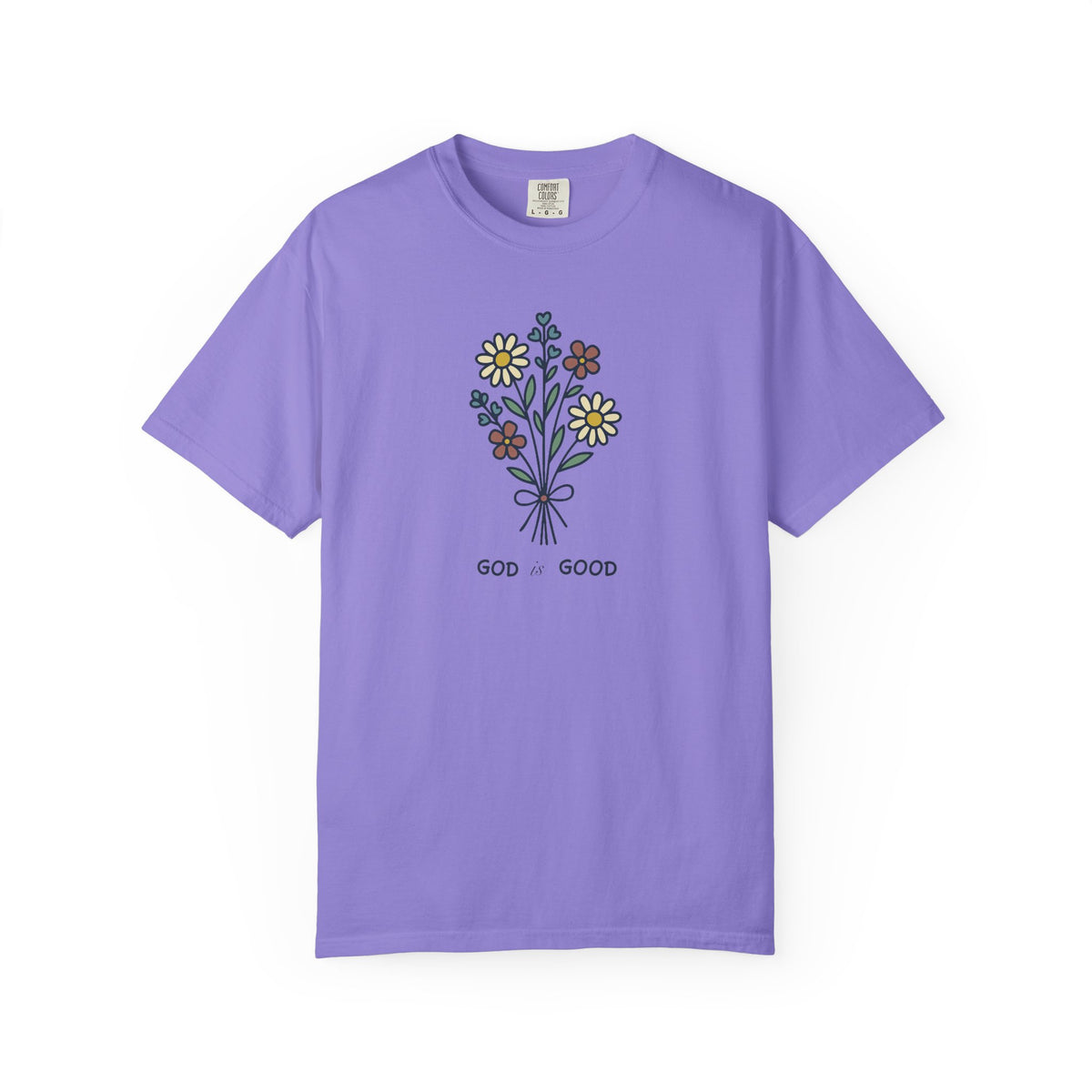 God is Good Wildflowers Premium T-shirt