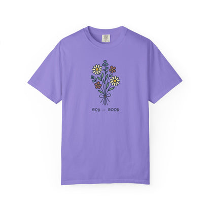 God is Good Wildflowers Premium T-shirt