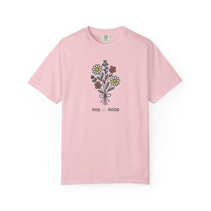 God is Good Wildflowers Premium T-shirt