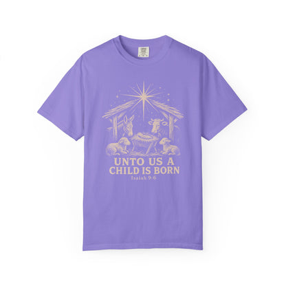 Unto Us a Child Is Born Premium T-shirt