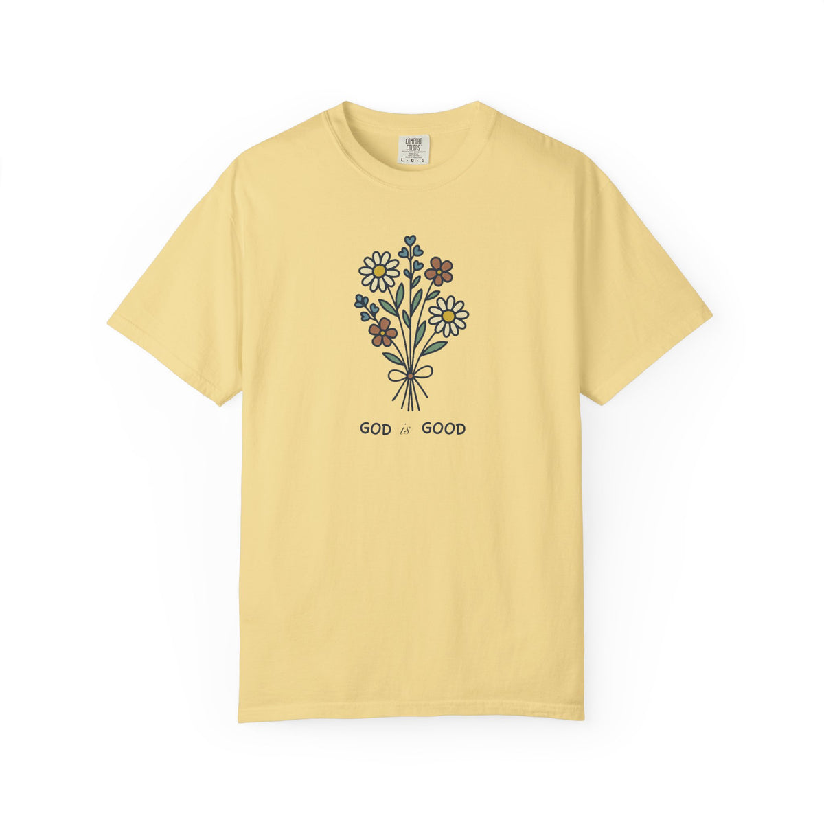 God is Good Wildflowers Premium T-shirt
