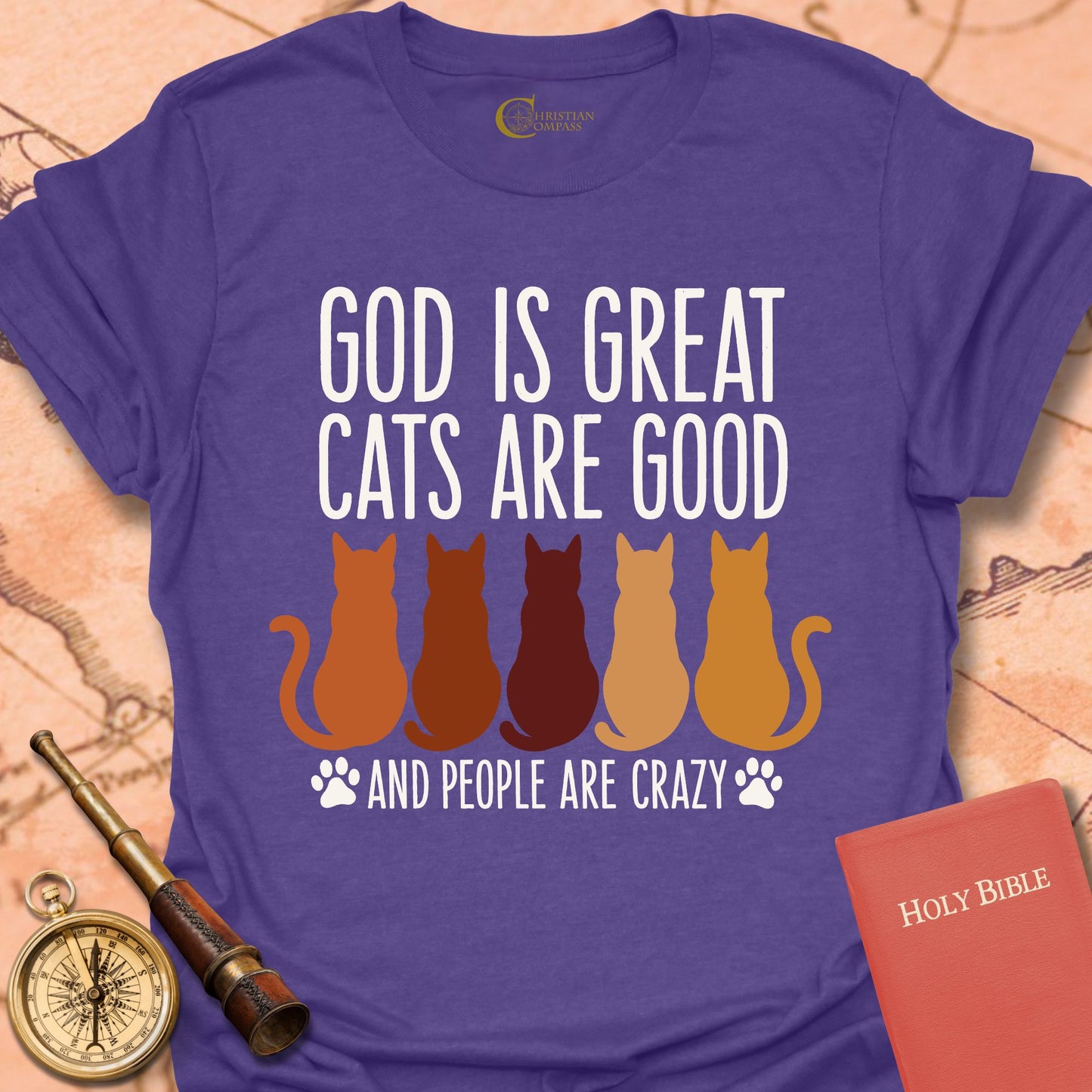 God is Great Cats T-Shirt