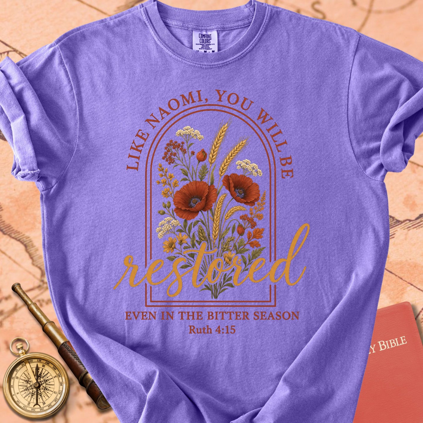 Like Naomi, You Will Be Restored Premium T-shirt