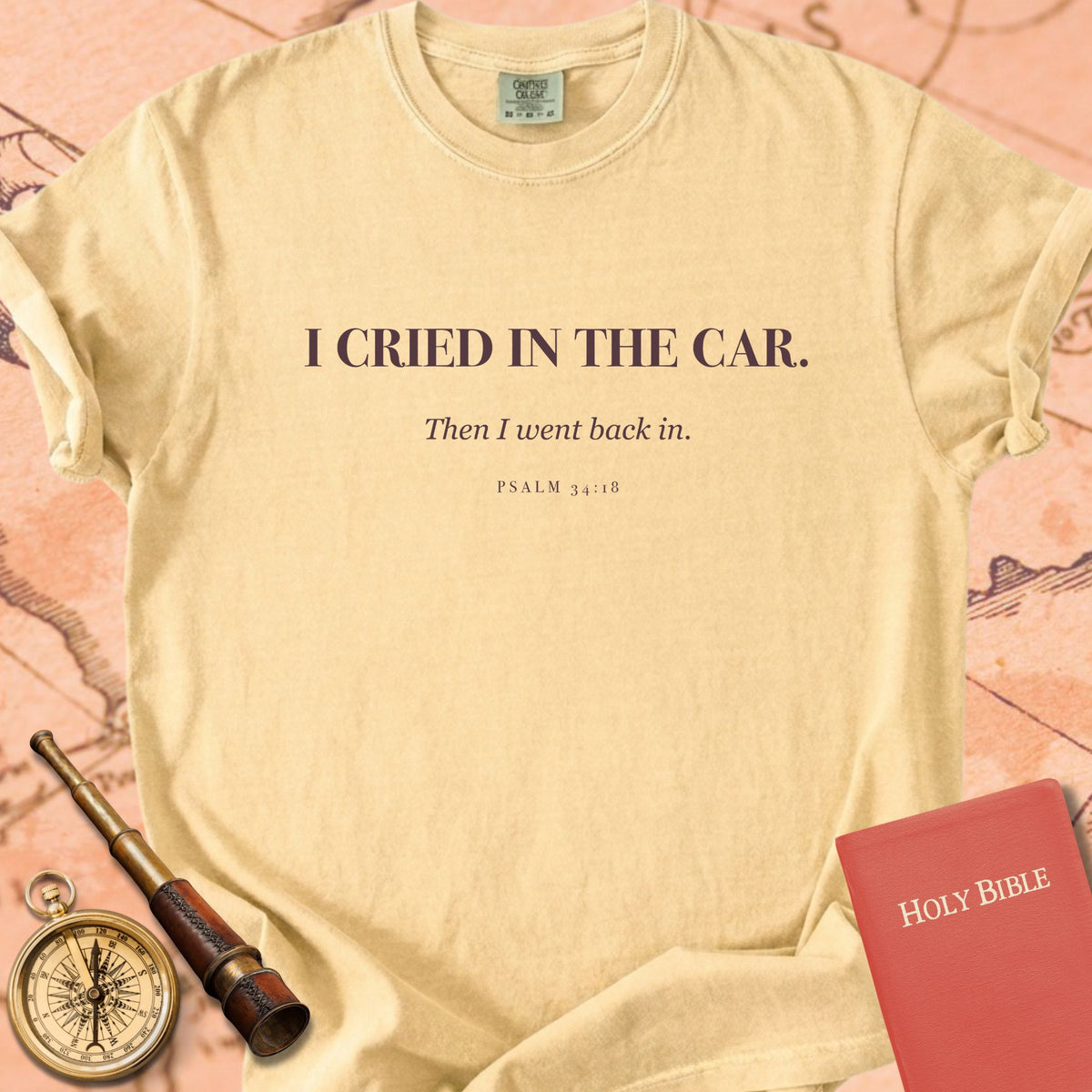 I Cried in the Car. Premium T-shirt