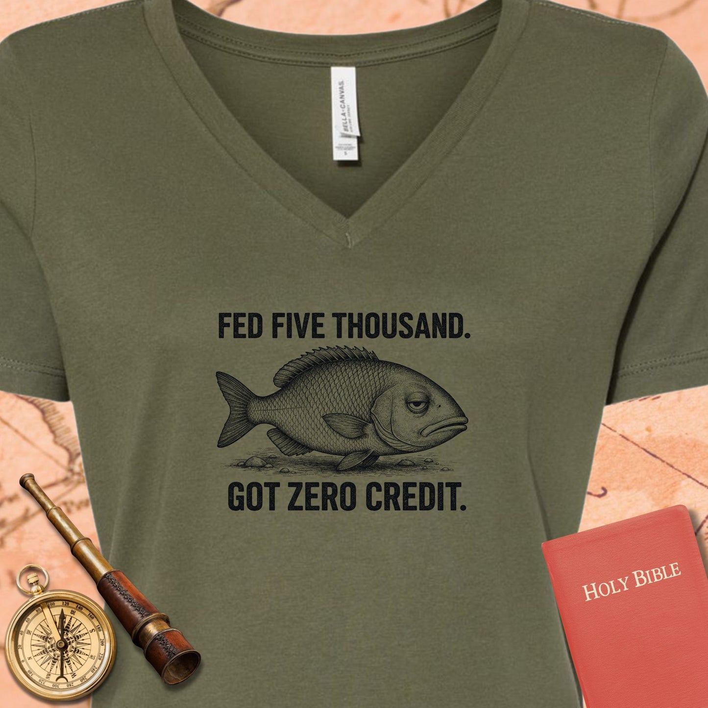 Fed Five Thousand V-Neck T-Shirt