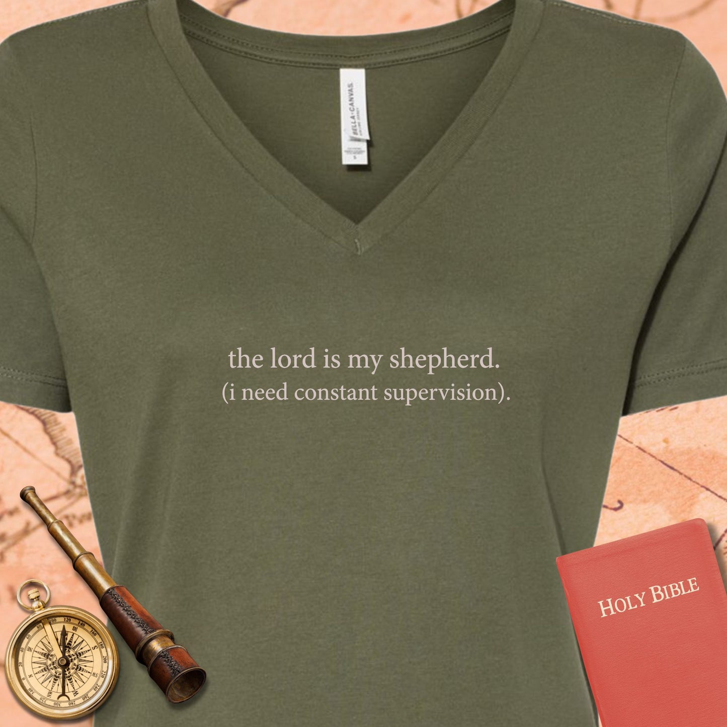 Constant Supervision V-Neck Tee