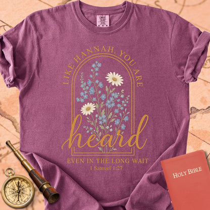 Like Hannah, You Are Heard Premium T-shirt