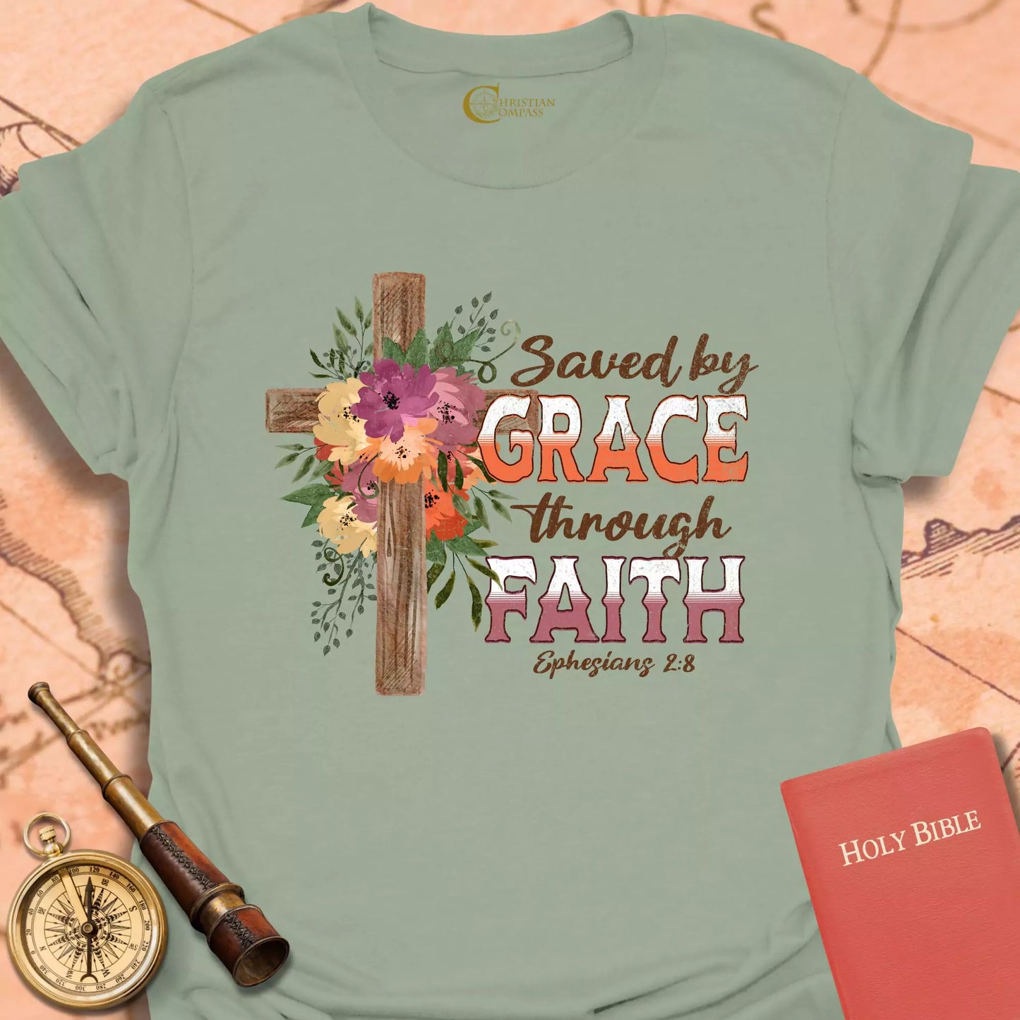 Saved by Grace Through Faith T-Shirt