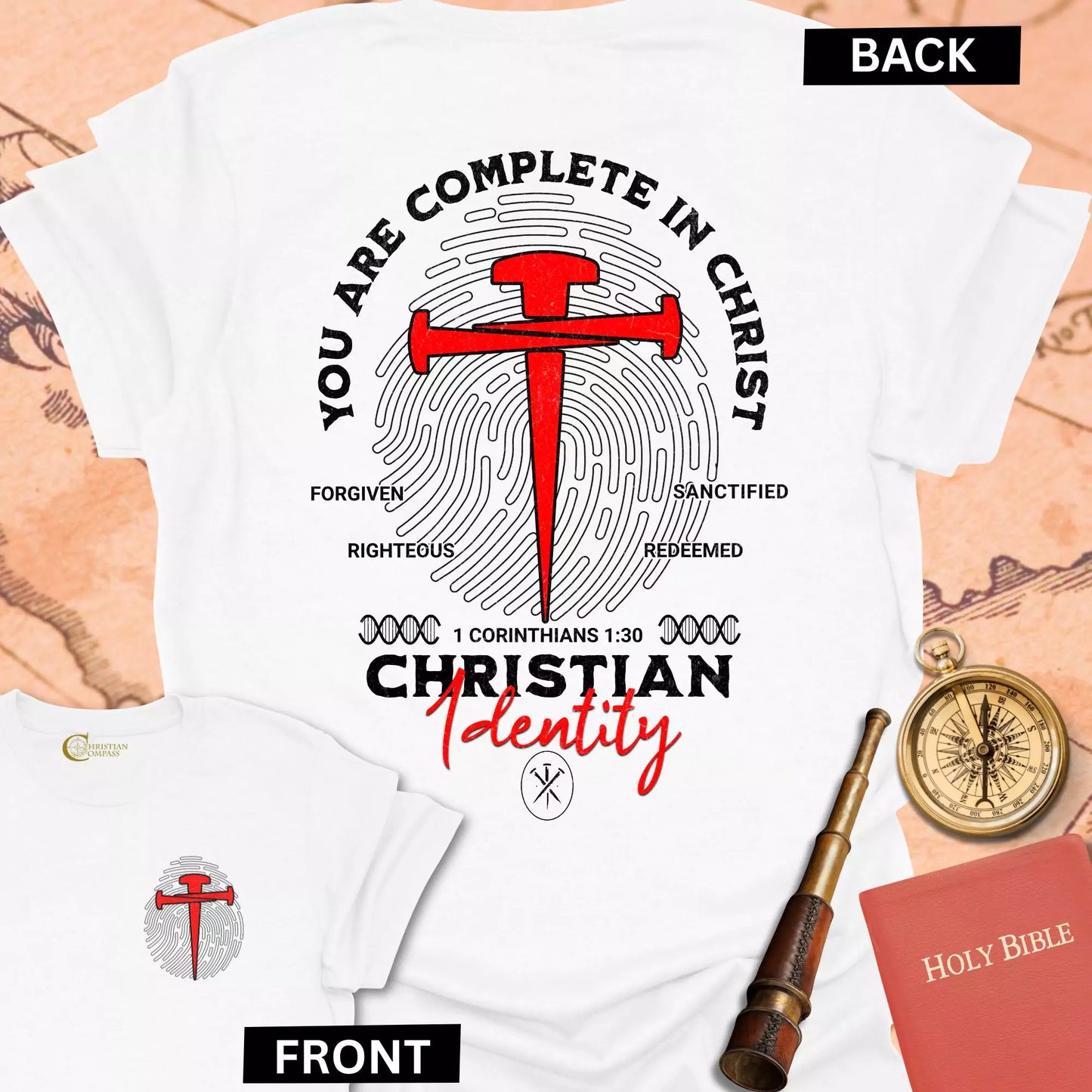 Christian Identity (front & back) T-Shirt