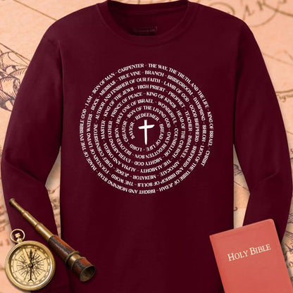Names of Jesus Long Sleeve Tee