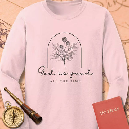 God is Good All the Time Sleeve Tee