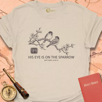 His Eye is on the Sparrow Matthew 10 T-Shirt
