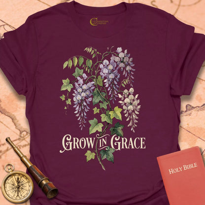 Grow in Grace Floral T-Shirt