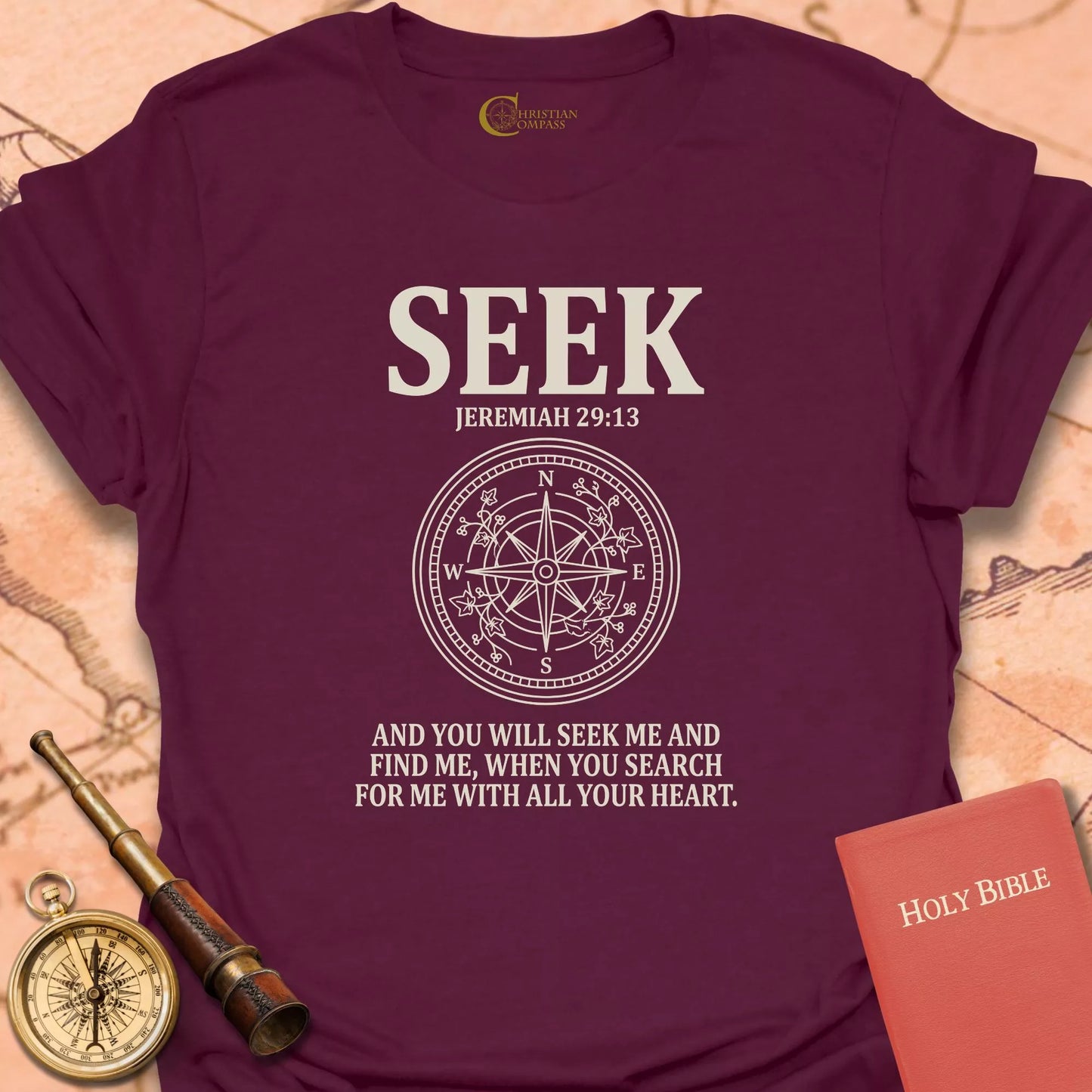 Seek, Jeremiah 29:13 T-Shirt