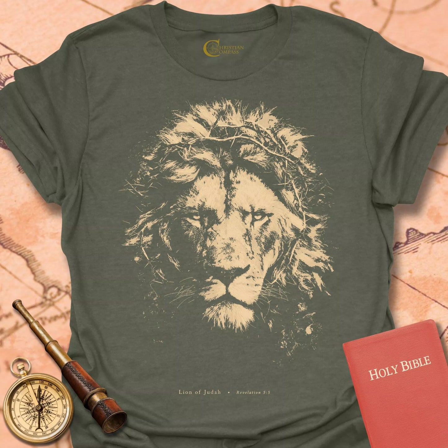 Lion of Judah Crown T-Shirt