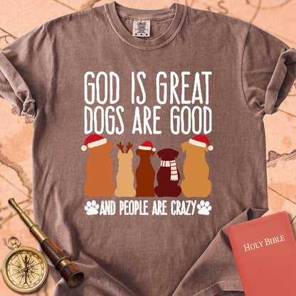 God is Great Dogs Christmas Premium T-shirt