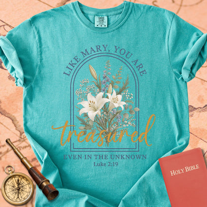 Like Mary, You Are Treasured Premium T-shirt