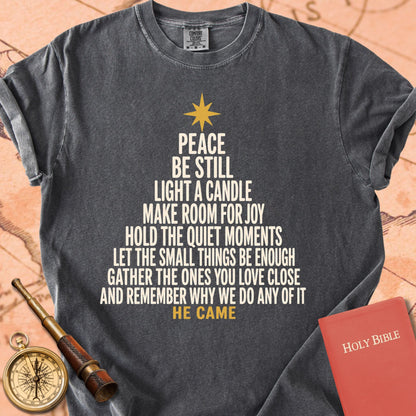 He Came Christmas Tree Premium T-shirt
