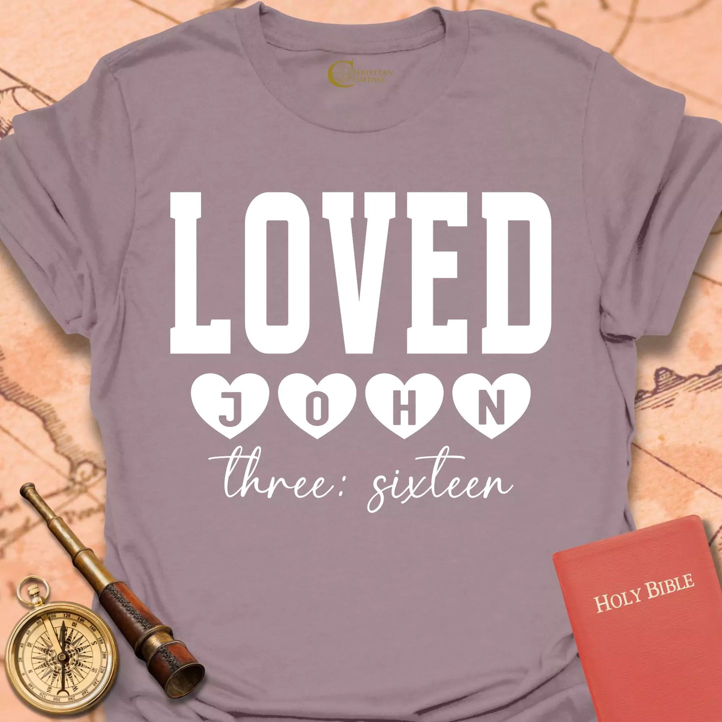 Loved John 3:16  T-Shirt