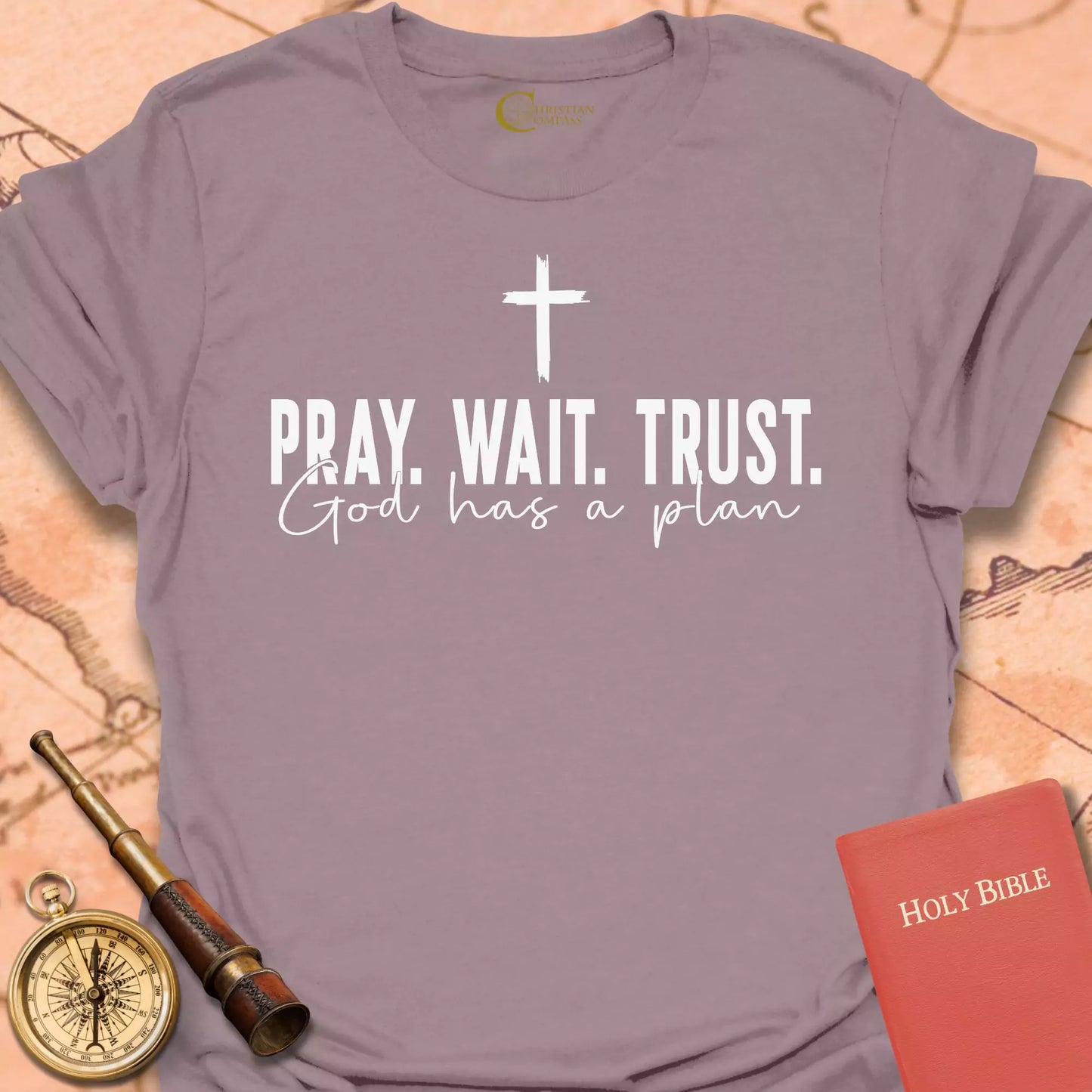 Pray Wait Trust T-Shirt