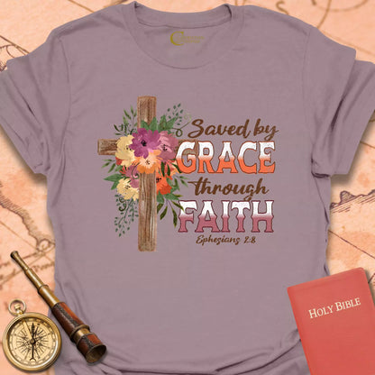 Saved by Grace Through Faith T-Shirt