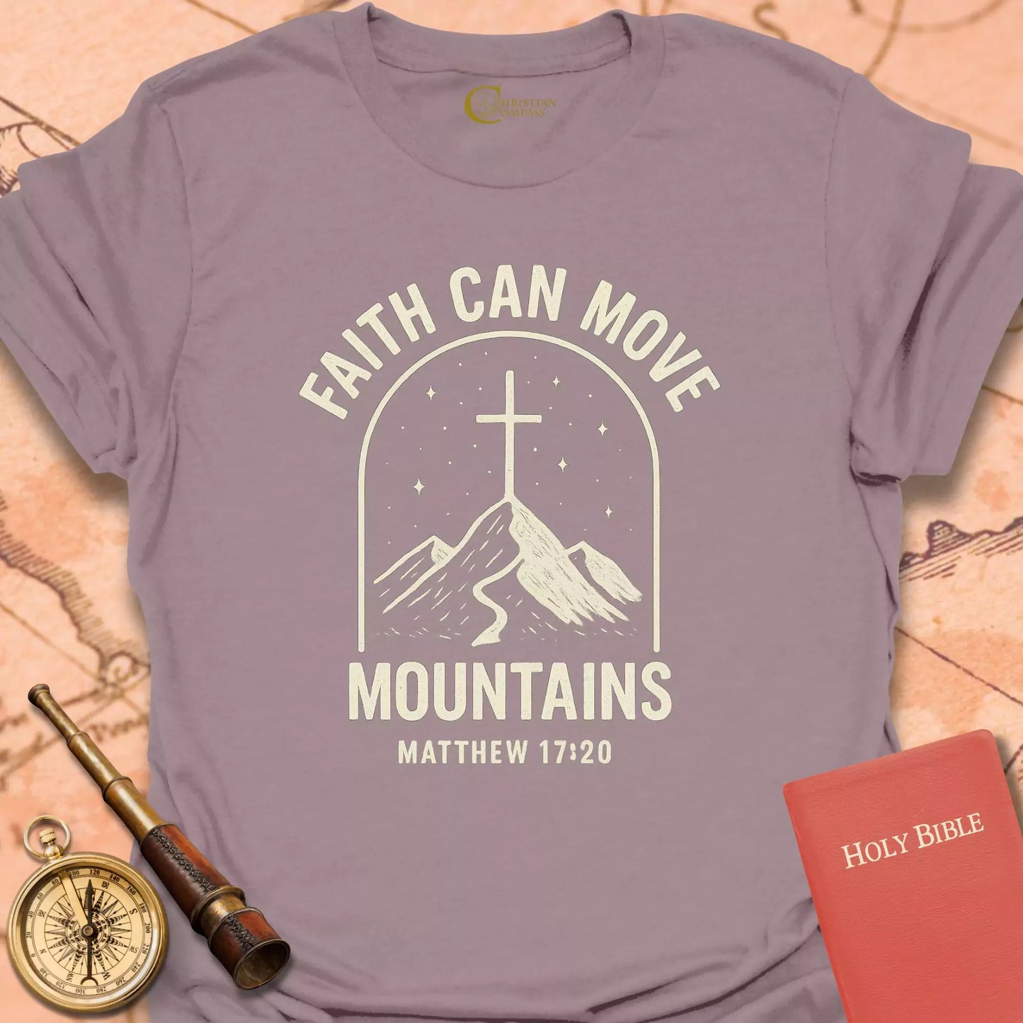 Faith Can Move Mountains Arch T-Shirt