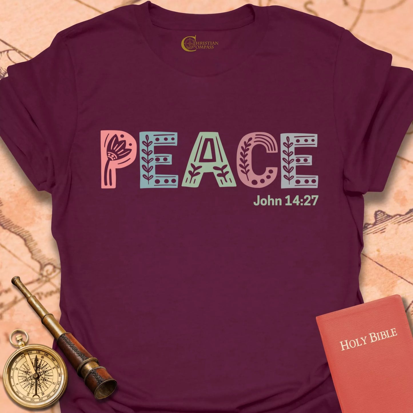 Peace – John 14:27 Christmas T-Shirt