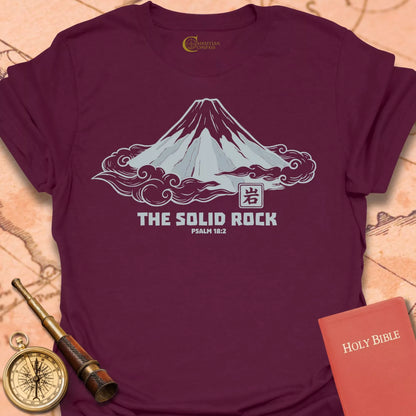 The Solid Rock Psalm 18:2 T-Shirt