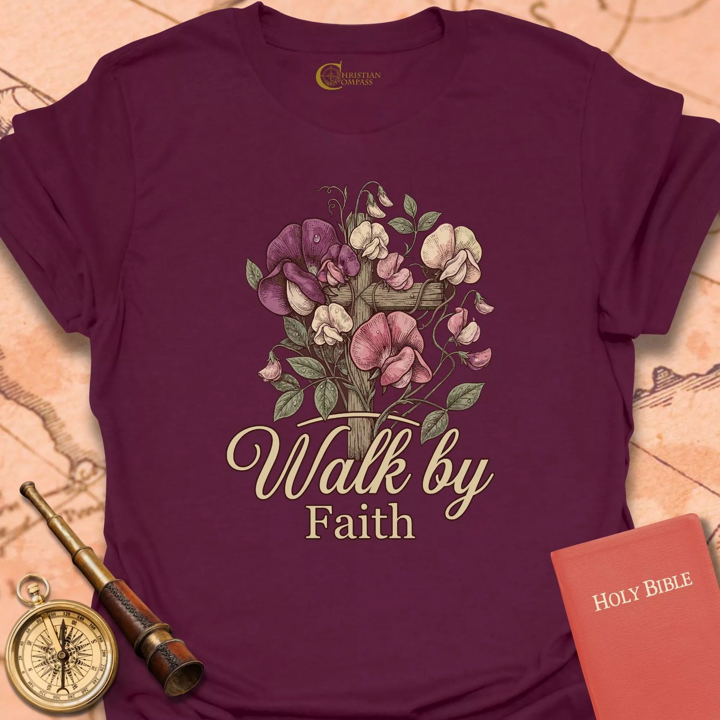 Walk by Faith Sweet Pea T-Shirt