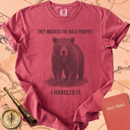 They Mocked the Bald Prophet (I Handled It) Premium T-shirt