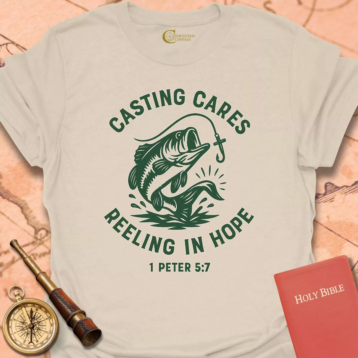 Casting Cares Reeling in Hope T-Shirt
