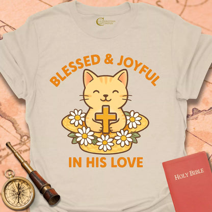Blessed & Joyful Cat T-Shirt