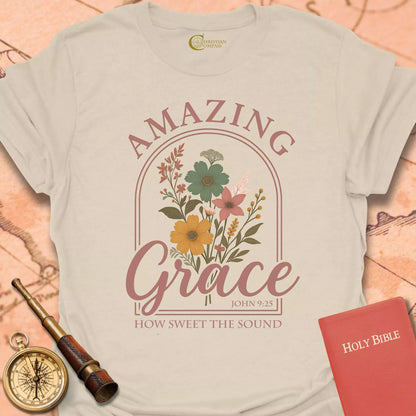 Amazing Grace John 9:25 T-Shirt