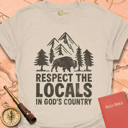 Respect the Locals Bison T-Shirt