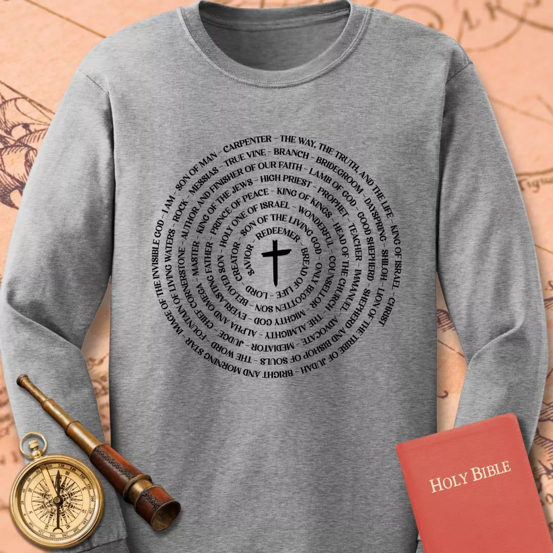 Names of Jesus Long Sleeve Tee