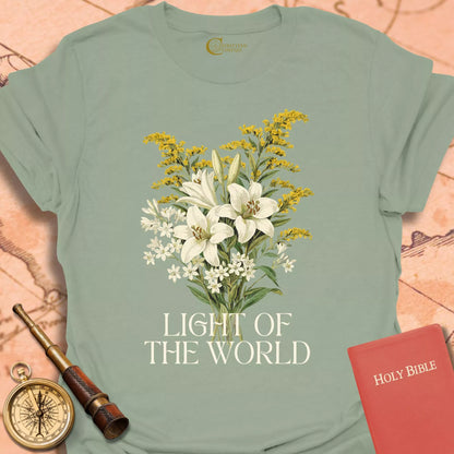 Light of the World Floral T-Shirt