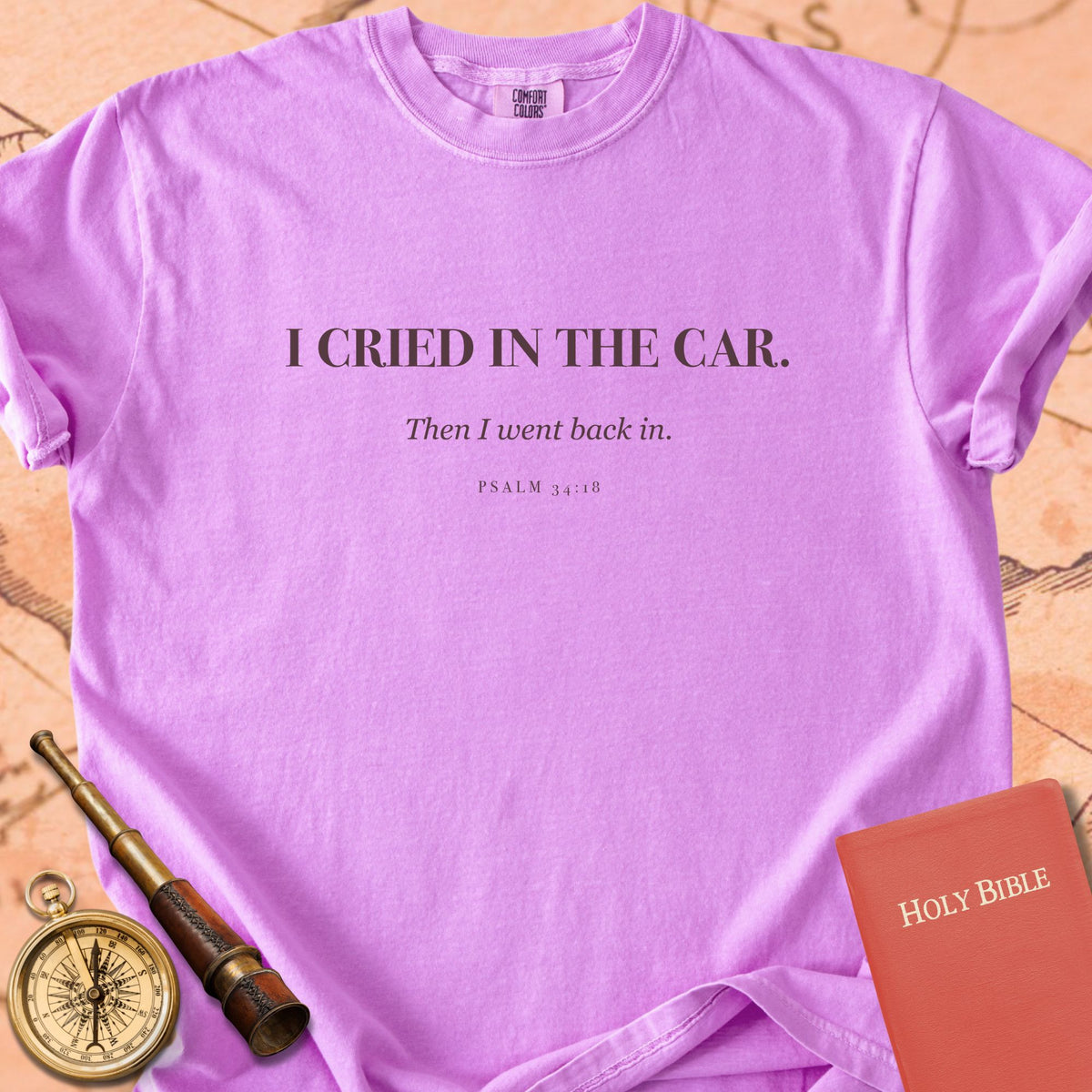 I Cried in the Car. Premium T-shirt