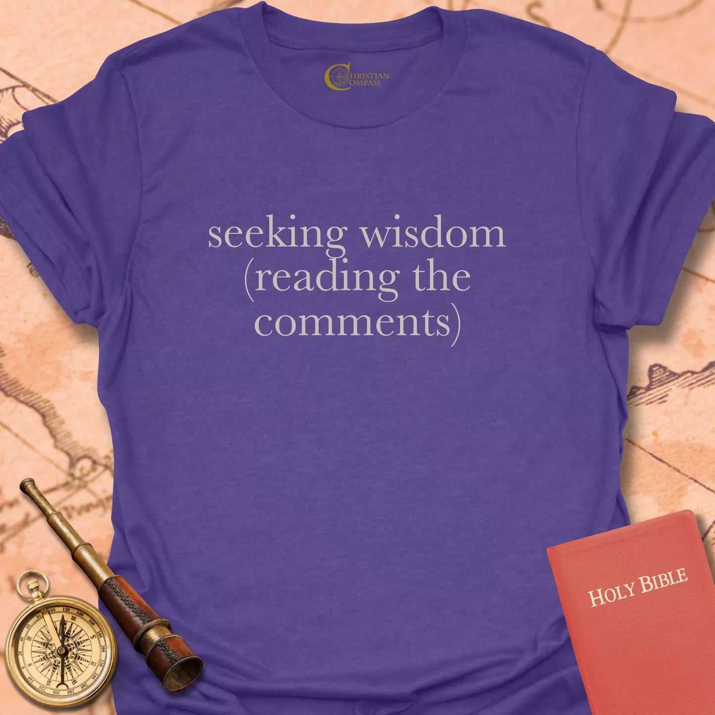 Seeking Wisdom (Reading the Comments) T-Shirt