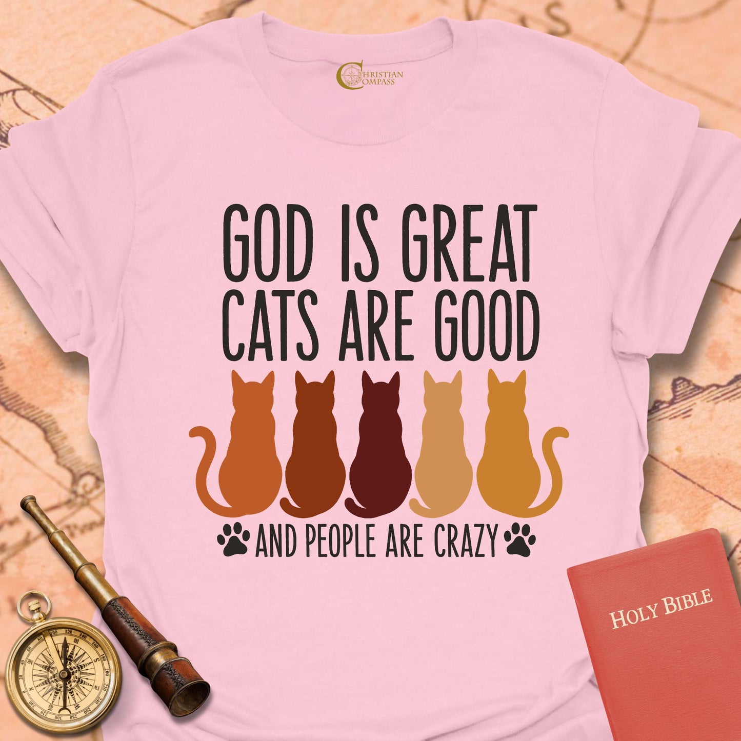 God is Great Cats T-Shirt